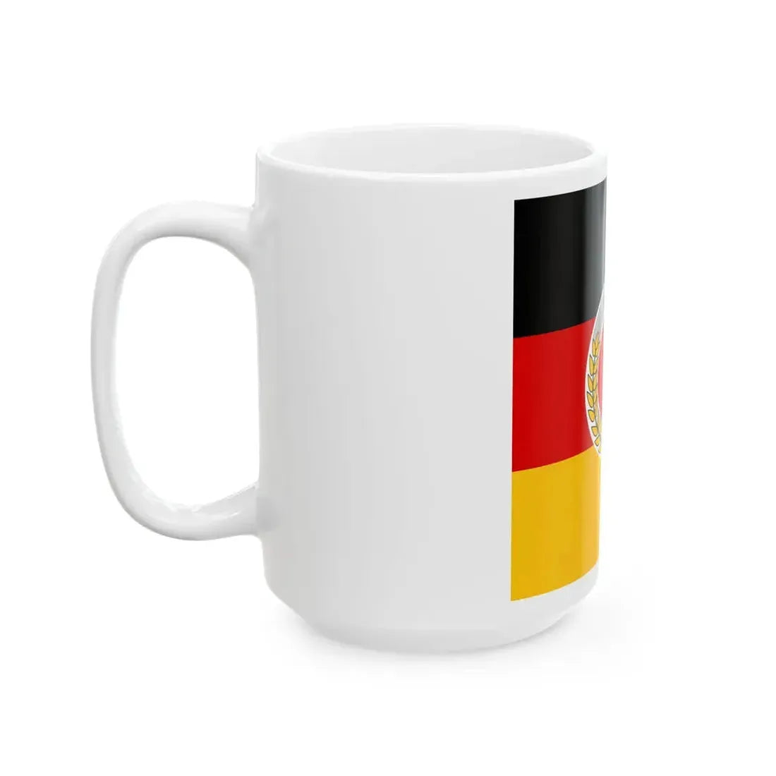 Flag of the President of East Germany 1951-1953 (Germany) White Coffee Mug - Go Mug Yourself