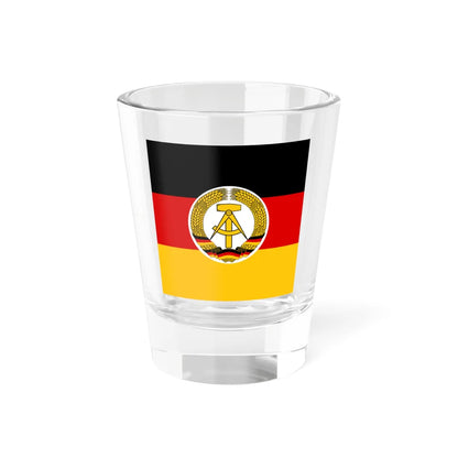 Flag of the President of East Germany 1953-1955 (Germany) Shot Glass 1.5oz 1.5oz - Go Mug Yourself