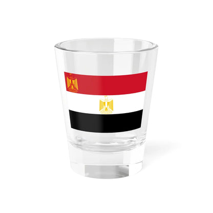 Flag of the President of Egypt Coat of arms variant (Egypt) Shot Glass 1.5oz 1.5oz - Go Mug Yourself