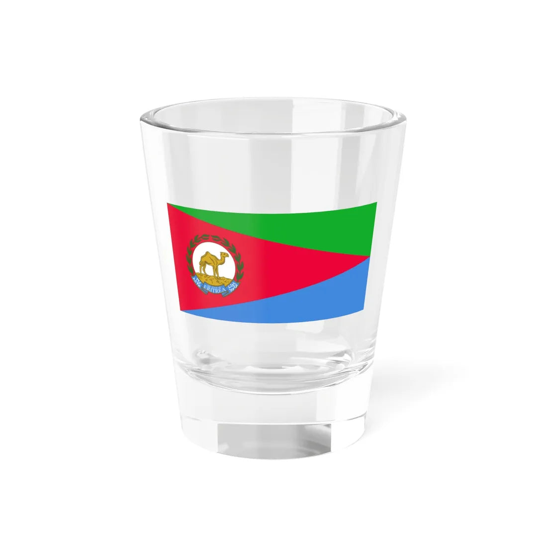 Flag of the President of Eritrea (Eritrea) Shot Glass 1.5oz 1.5oz - Go Mug Yourself
