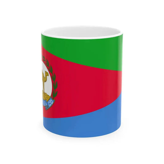 Flag of the President of Eritrea (Eritrea) White Coffee Mug 11oz - Go Mug Yourself
