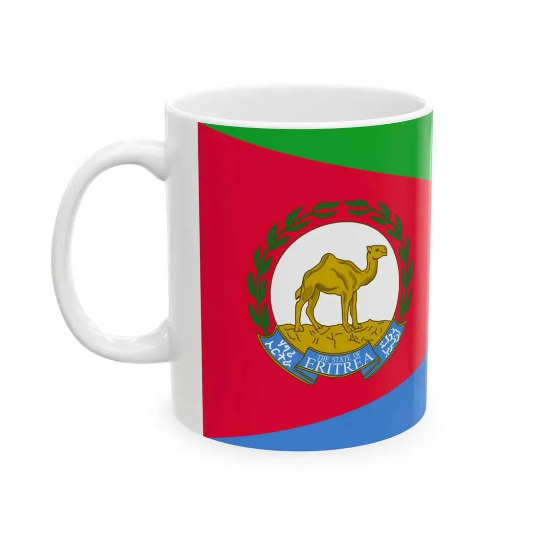 Flag of the President of Eritrea (Eritrea) White Coffee Mug - Go Mug Yourself