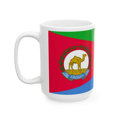 Flag of the President of Eritrea (Eritrea) White Coffee Mug - Go Mug Yourself