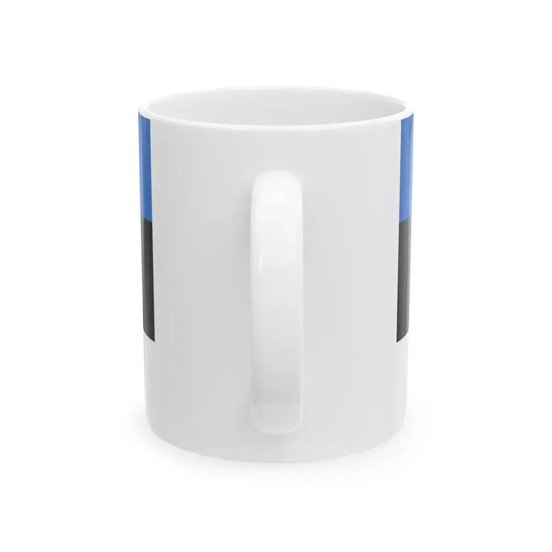 Flag of the President of Estonia (Estonia) White Coffee Mug - Go Mug Yourself
