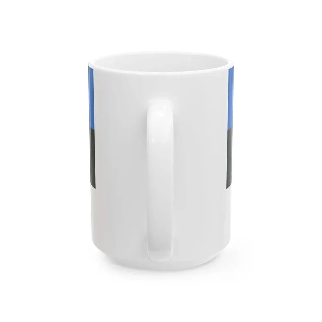 Flag of the President of Estonia (Estonia) White Coffee Mug - Go Mug Yourself