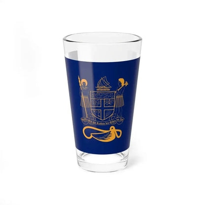 Flag of the President of Fiji (Fiji) Pint Glass 16oz 16oz - Go Mug Yourself