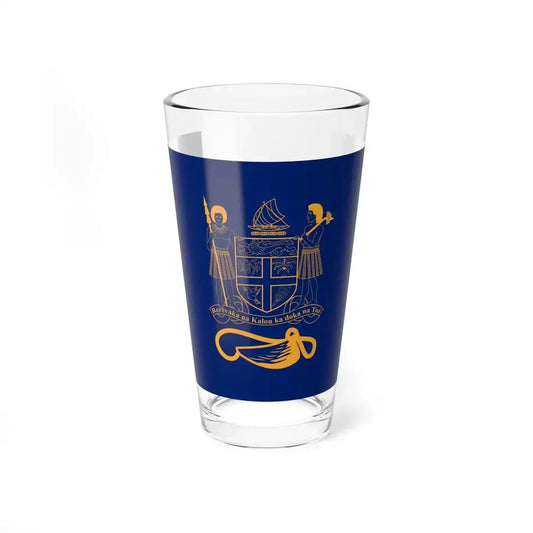 Flag of the President of Fiji (Fiji) Pint Glass 16oz 16oz - Go Mug Yourself