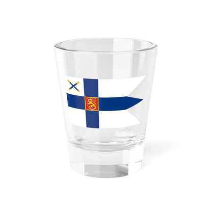 Flag of the President of Finland 1944-1946 (Finland) Shot Glass 1.5oz 1.5oz - Go Mug Yourself
