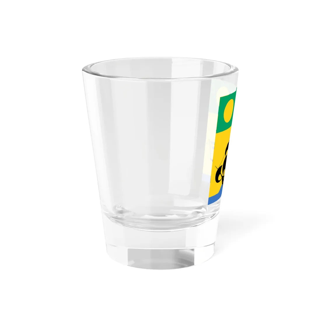 Flag of the President of Gabon 1960-1990 (Gabon) Shot Glass 1.5oz - Go Mug Yourself