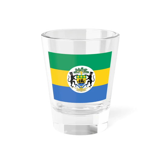 Flag of the President of Gabon 1990-2016 (Gabon) Shot Glass 1.5oz 1.5oz - Go Mug Yourself