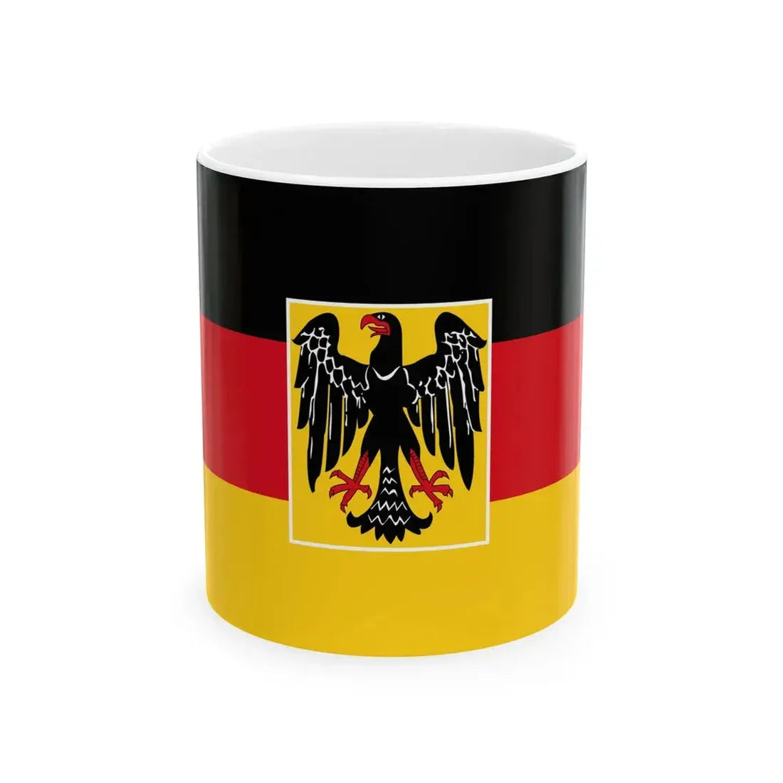 Flag of the President of Germany 1919-1921 (Germany) White Coffee Mug 11oz - Go Mug Yourself