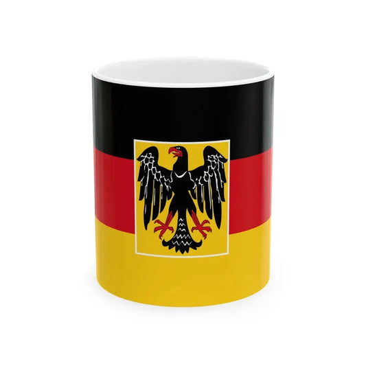 Flag of the President of Germany 1919-1921 (Germany) White Coffee Mug 11oz - Go Mug Yourself