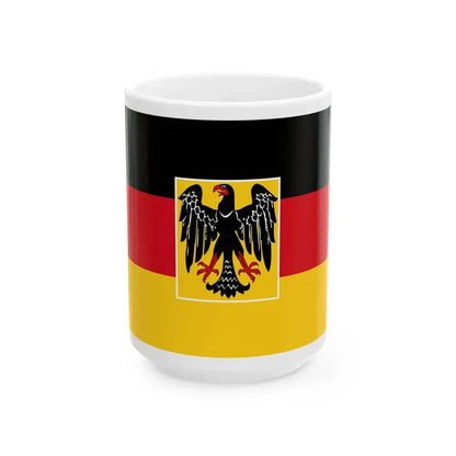 Flag of the President of Germany 1919-1921 (Germany) White Coffee Mug 15oz - Go Mug Yourself