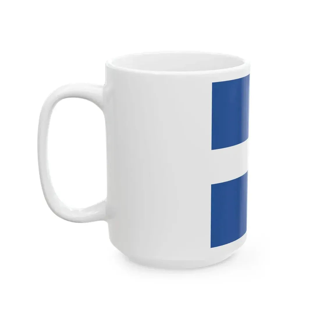 Flag of the President of Greece 1924-1935 (Greece) White Coffee Mug - Go Mug Yourself