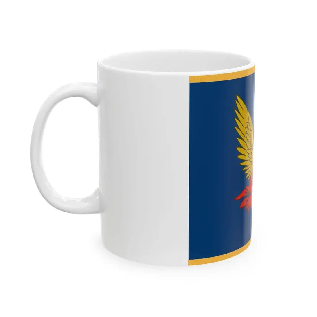 Flag of the President of Greece 1973-1974 (Greece) White Coffee Mug - Go Mug Yourself