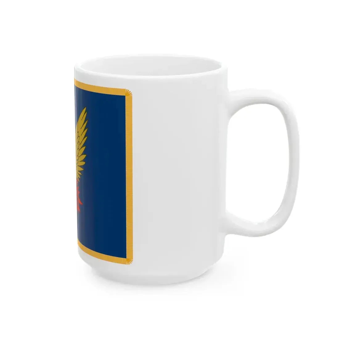 Flag of the President of Greece 1973-1974 (Greece) White Coffee Mug - Go Mug Yourself