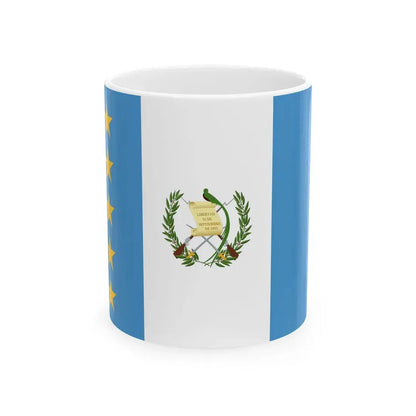 Flag of the President of Guatemala (Guatemala) White Coffee Mug 11oz - Go Mug Yourself