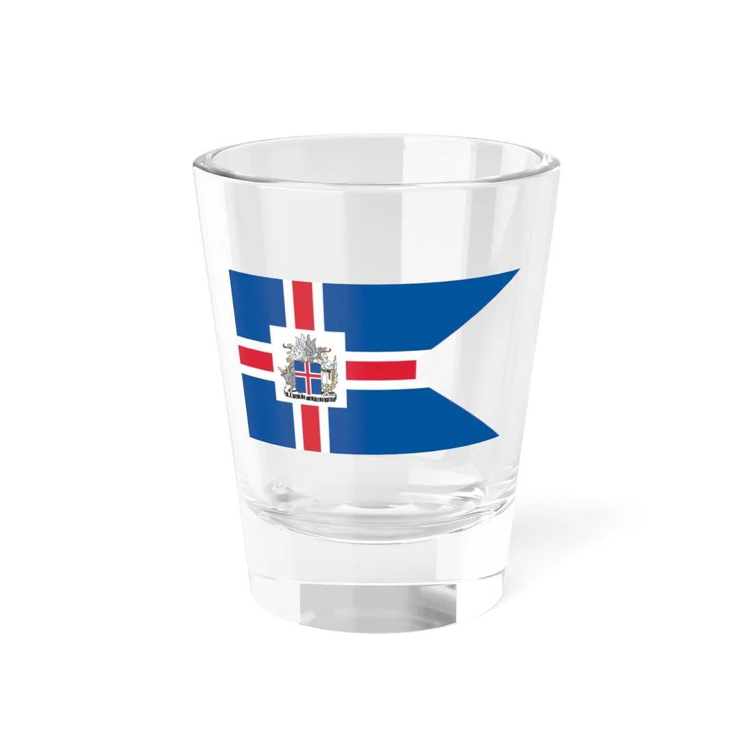 Flag of the President of Iceland (Iceland) Shot Glass 1.5oz 1.5oz - Go Mug Yourself