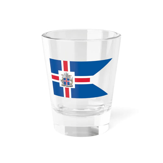 Flag of the President of Iceland (Iceland) Shot Glass 1.5oz 1.5oz - Go Mug Yourself
