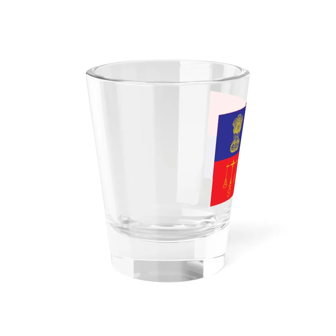 Flag of the President of India 1950-1971 (India) Shot Glass 1.5oz - Go Mug Yourself