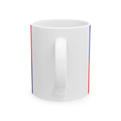 Flag of the President of India 1950-1971 (India) White Coffee Mug - Go Mug Yourself