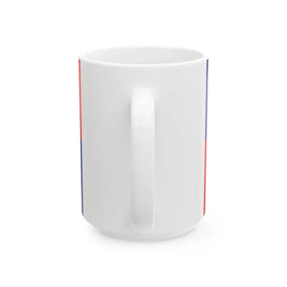 Flag of the President of India 1950-1971 (India) White Coffee Mug - Go Mug Yourself