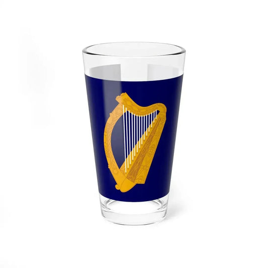 Flag of the President of Ireland (Ireland) Pint Glass 16oz 16oz - Go Mug Yourself