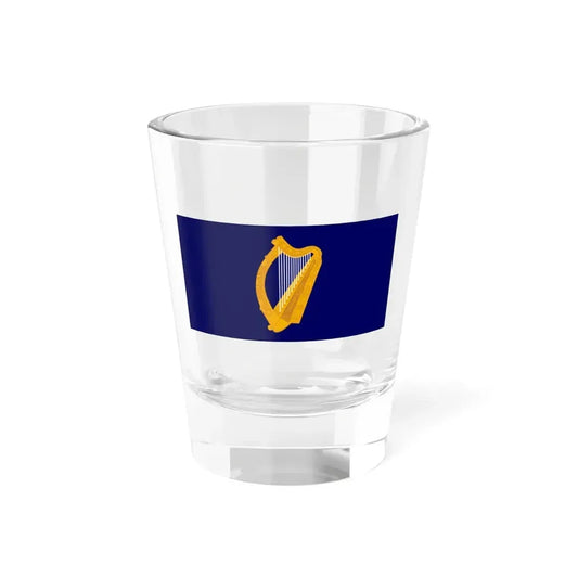 Flag of the President of Ireland (Ireland) Shot Glass 1.5oz 1.5oz - Go Mug Yourself