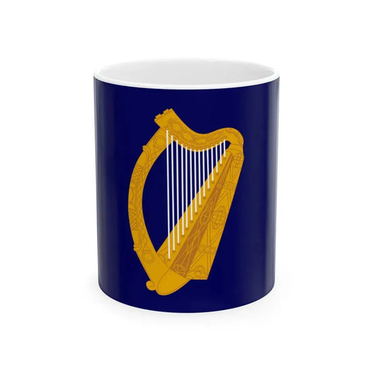 Flag of the President of Ireland (Ireland) White Coffee Mug 11oz - Go Mug Yourself