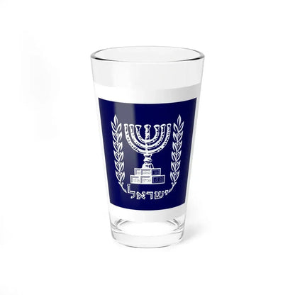 Flag of the President of Israel (Israel) Pint Glass 16oz 16oz - Go Mug Yourself