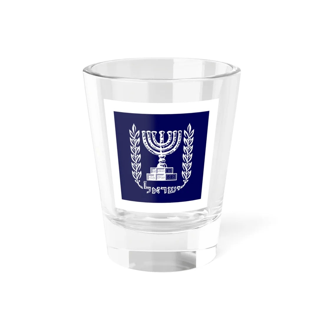 Flag of the President of Israel (Israel) Shot Glass 1.5oz 1.5oz - Go Mug Yourself