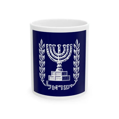 Flag of the President of Israel (Israel) White Coffee Mug 11oz - Go Mug Yourself