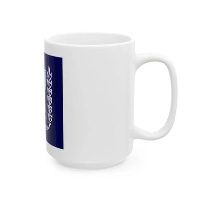 Flag of the President of Israel (Israel) White Coffee Mug - Go Mug Yourself