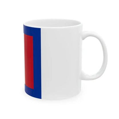 Flag of the President of Italy 1990-1992 (Italy) White Coffee Mug - Go Mug Yourself