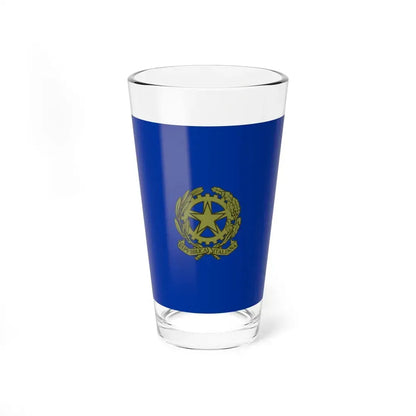 Flag of the President of Italy 1992-2000 (Italy) Pint Glass 16oz 16oz - Go Mug Yourself
