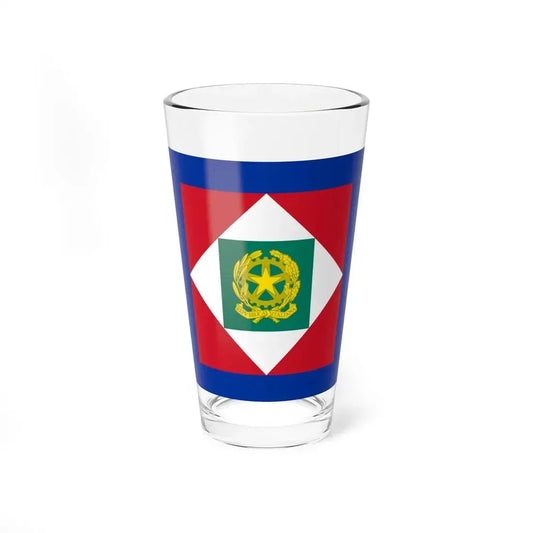Flag of the President of Italy 2000-2003 (Italy) Pint Glass 16oz 16oz - Go Mug Yourself
