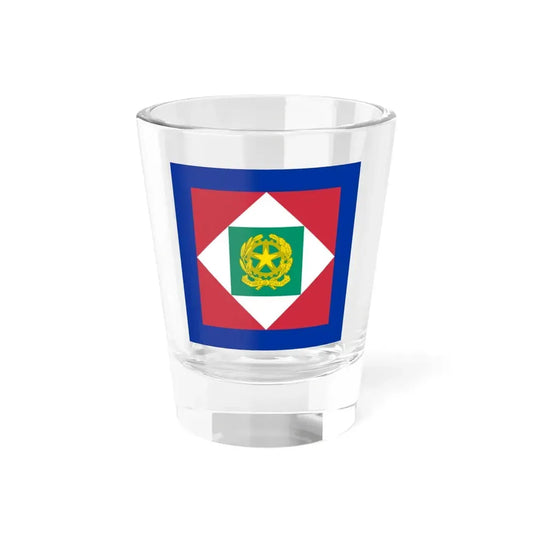 Flag of the President of Italy 2003-2006 (Italy) Shot Glass 1.5oz 1.5oz - Go Mug Yourself