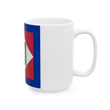 Flag of the President of Italy 2003-2006 (Italy) White Coffee Mug - Go Mug Yourself