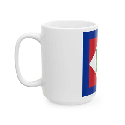 Flag of the President of Italy (Italy) White Coffee Mug - Go Mug Yourself