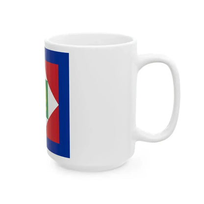 Flag of the President of Italy (Italy) White Coffee Mug - Go Mug Yourself