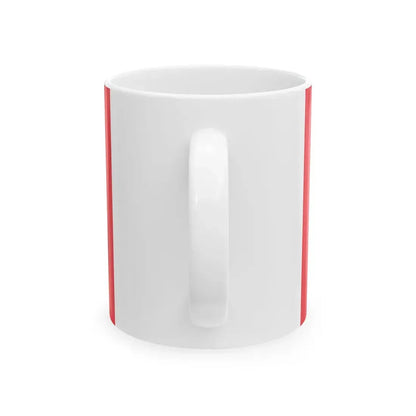 Flag of the President of Kyrgyzstan (Kyrgyzstan) White Coffee Mug - Go Mug Yourself