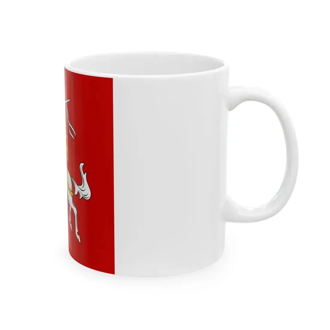 Flag of the President of Lithuania 1922-1940 (Lithuania) White Coffee Mug - Go Mug Yourself