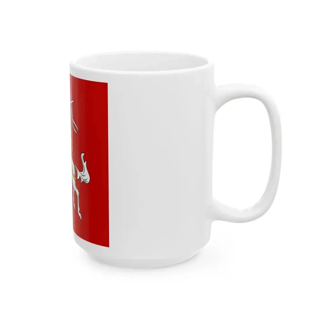 Flag of the President of Lithuania 1922-1940 (Lithuania) White Coffee Mug - Go Mug Yourself