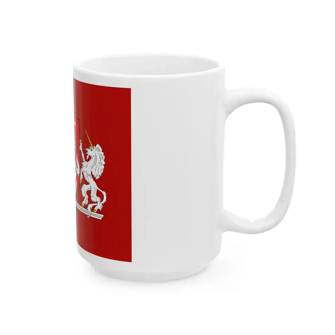 Flag of the President of Lithuania (Lithuania) White Coffee Mug - Go Mug Yourself