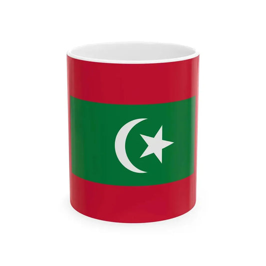Flag of the President of Maldives (Maldives) White Coffee Mug 11oz - Go Mug Yourself