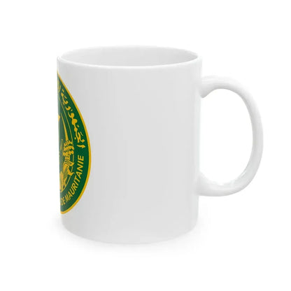 Flag of the president of Mauritania 1959-2018 (Mauritania) White Coffee Mug - Go Mug Yourself