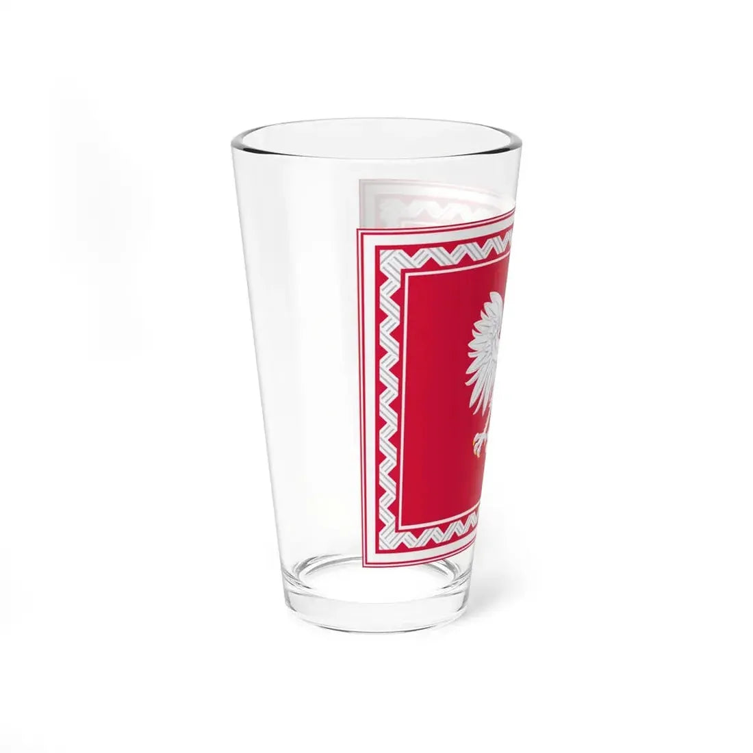 Flag of the President of Poland 1956-1990 (Poland) Pint Glass 16oz - Go Mug Yourself