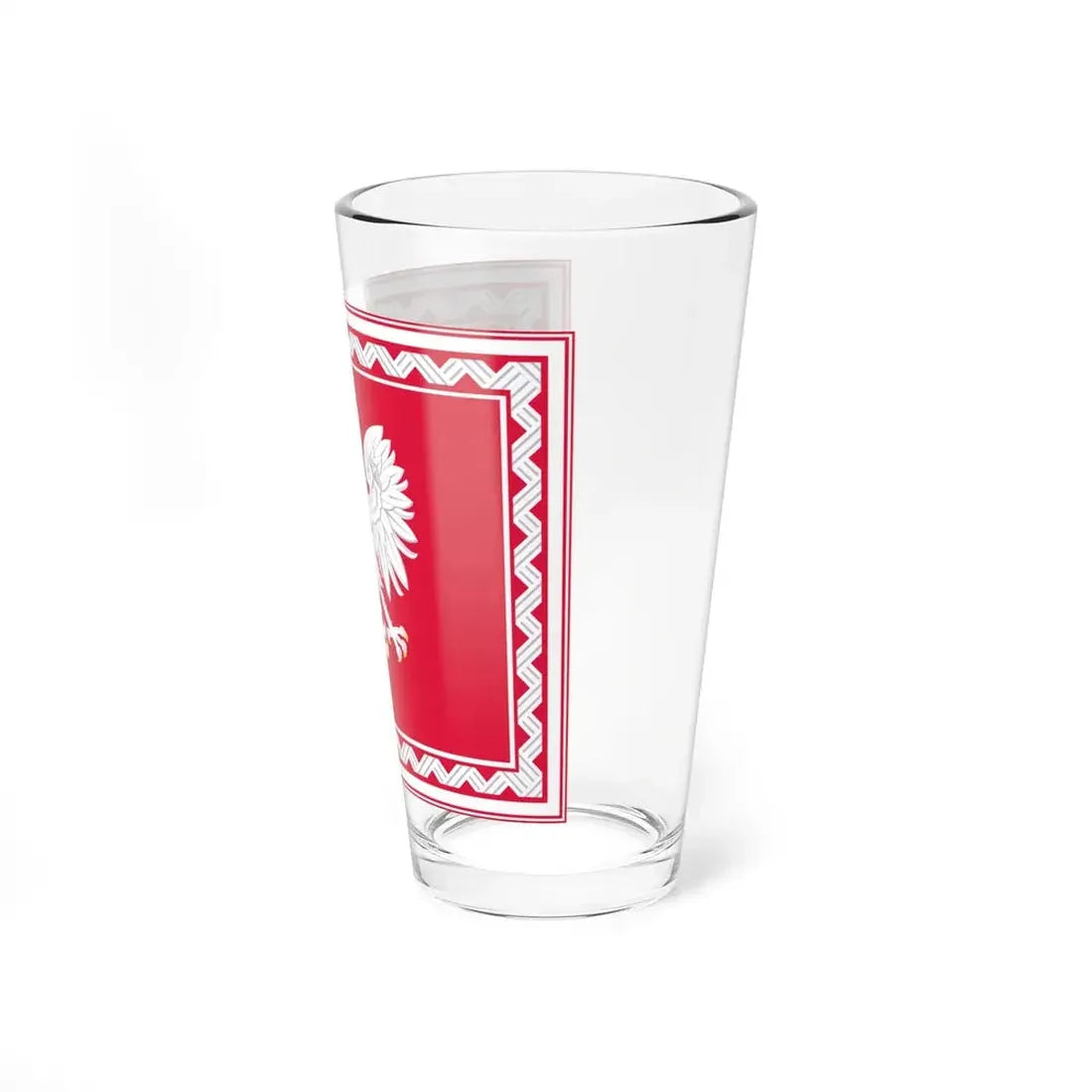 Flag of the President of Poland 1956-1990 (Poland) Pint Glass 16oz - Go Mug Yourself