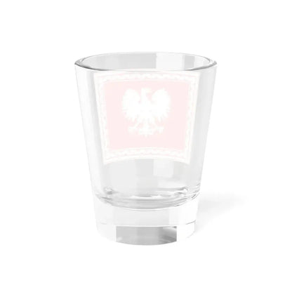 Flag of the President of Poland 1956-1990 (Poland) Shot Glass 1.5oz - Go Mug Yourself