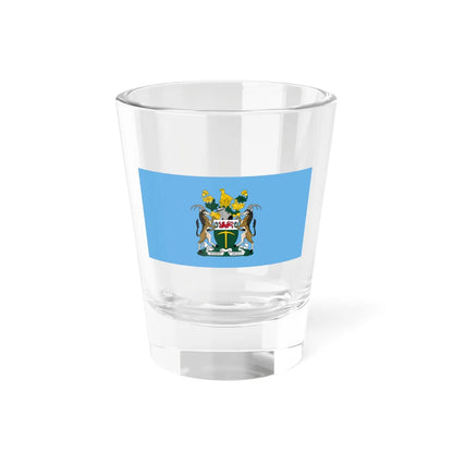 Flag of the President of Rhodesia 1970-1979 (Zimbabwe) Shot Glass 1.5oz 1.5oz - Go Mug Yourself